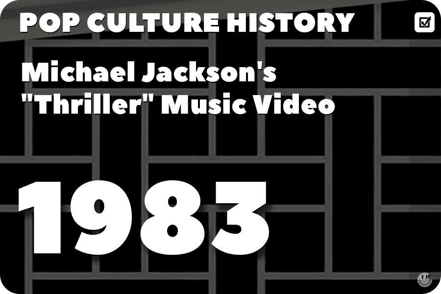 The Release of Michael Jackson’s “Thriller” Music Video