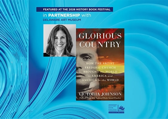 Lewes History Book Festival Author Victoria Johnson in conversation with DelArt Executive Director Molly Giordano